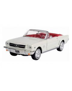 Motor Max 79852 1964 1-2 Convertible Ford Mustang "Gold Finger" James Bond 1/24