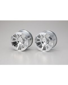 Kyosho MTH001SM Wheel Silver Platige 2pcs for 1/10 MFR