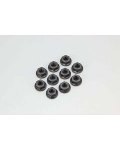 Kyosho N4045F Nut (M4x4.5) Flanged,serrated (1175/ 10pcs)