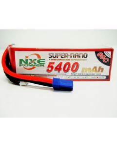 NXE 6S5400 Lipo Battery 5400mah 60C 22.2V Soft Case w/EC5 Connector