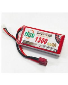 NXE 2S1300 7.4V 1300mAh 30C Soft Case Lipo Battery w/Deans Connector