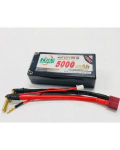 NXE 2S5000 Lipo Battery 7.4V 5000mAh 100C Shorty HC 5mm/Deans