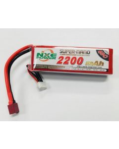 NXE 3S2200 11.1V 2200mAh 40C Soft case w/Deans Connector