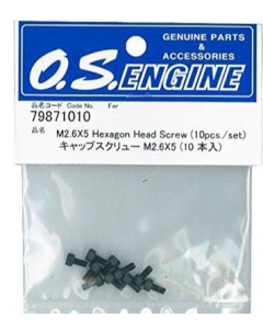 OS 79871010 Hexagon Head Screw M2.6x5 (10pcs)
