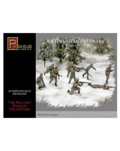 Pegasus 7269 WWII Russian Infantry (Winter Dress) 1/72