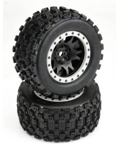Proline 10131-13 Badlands MX43 Pro-Loc All Terrain Tires Mounted (2pcs) for X-MAXX Front or Rear 1/5