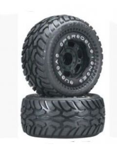 Proline 1071-13 Dirt Hawg I Off-Road Tires Mounted (2pcs) 1/10