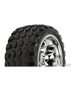 Proline 1136-11 Dirt Hawg 2.8" Tire w/Chrome Wheel (2pcs) 1/10