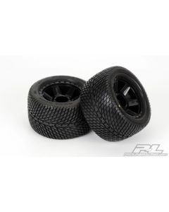 Proline 1177-11 Road Rage 3.8" (Traxxas Style Bead) Street Tires Mounted (2) 1/8