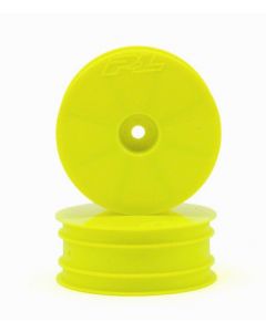 Proline 2735-02 Velocity 2WD Front 2.2" 12mm Buggy Wheels (2) Yellow 1/10