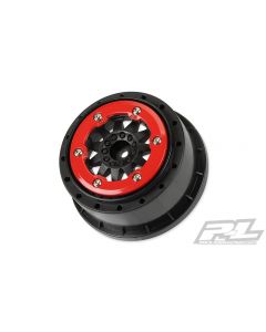 Proline 2746-03 F-11 2.2"/3.0" Red/Black Bead-Loc Wheels (2pcs) 1/10
