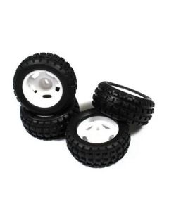 Rage RGRC2443 Replacement Wheels and Tyres (4), Mini-Q
