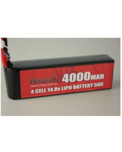 Redback 4000-4S Lipo Batt 14.8V 4000mAh 50C Flight Pack (Deans Connector)