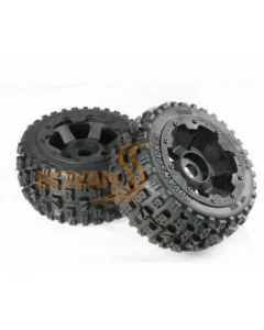 Rovan 85079 Baja 5B Rear Knobby Tyre And Rim Large Tread 1/5
