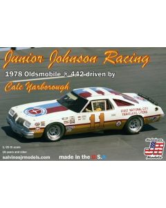 Salvinos JR Models 1978B Junior Johnson Racing 1978 Oldsmobile 442 Driven by Cale Yarborough 1/25
