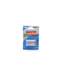 Sanyo HR 3U AA NiMh  rechargeable batery 2700mah/1.2V (2pcs)