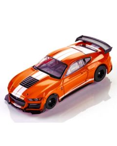 AFX 22069 Shelby Mustang GT500 2021 Twister Orange/Wht HO Slot Cars