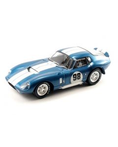 Shelby Collectibles SH130 #98 1965 Shelby Cobra Daytona Blue w/White 1/18