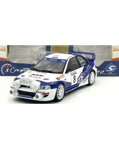 Solido 1807403 Subaru Impreza S5 WRC '99 - Rally Azimut Di Monza 2000 - V.Rossi/ C.Cassina #8 1/18