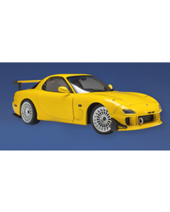Solido 1810603 Yellow 1994 Mazda RX7 FD Diecast Model 1/18