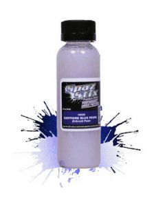 Spaz Stix 16020 Sapphire Blue Pearl Translucent Airbrush Paint 2oz