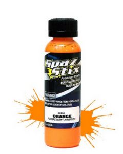 Spaz Stix 02200 Orange Fluorescent Airbrush Paint 2oz
