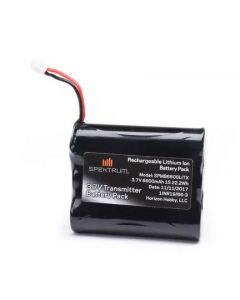 Spektrum SPMB6600LITX1S Li-Ion 6600mAh 1S 3.7V Transmitter Battery suit NX6, NX8, NX10, IX12 XH-1S Plug