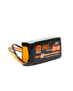 Spektrum SPMX8503S30 850mAh 3S 11.1V 30C Smart G2 LiPo Battery with IC2 Connector