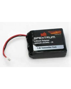 Spektrum SPMB4000LPTX LiPo Transmitter Battery, 4000mAh 7.4V 2S 2C