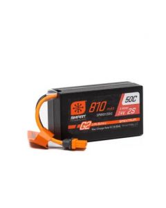 Spektrum SPMX812SH2 810mAh 2S 7.4V Smart G2 50C LiPo Battery with IC2 Connector