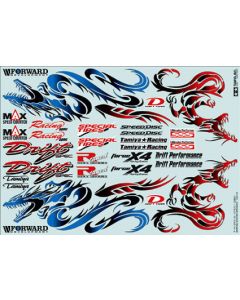 Tamiya 53887 Marking Sticker (Dragon) 1:10,1:8