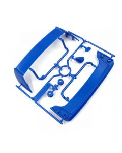 Tamiya 0004134 H Parts - Rear Wing (Pearl Blue - for '98/'99 Tamiya 1/10 RC SUBARU IMPREZA WRC 