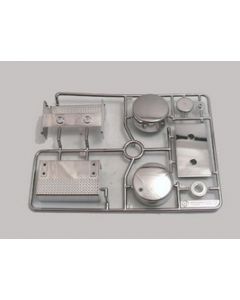 Tamiya 0115110 Ends of tanks and chrome panels -  King Hauler 1/14