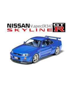 Tamiya 24210 Nissan Skyline GT-R V.spec (R34) Plastic Model Kit 1/24
