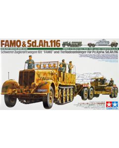 Tamiya 35246 German 18 Ton Heavy Half-Track "FAMO" and Tank Transporter Sd.Ah.116 1/35