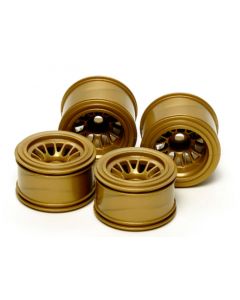 Tamiya 54527 F104 Mesh Wheel Set - Gold (4pcs) 1/10