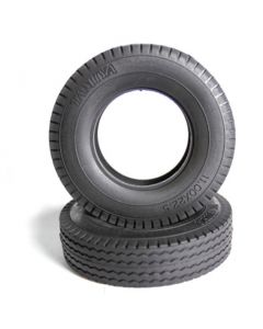 Tamiya 56527 Truck Tires (2pcs) - Hard / 22mm for Tractor Truck 1/14