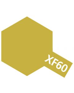 Tamiya 80360 Enamel XF-60 Dark Yellow - 10ml Bottle