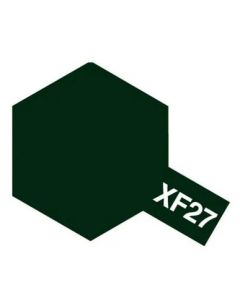 Tamiya 81727 Acrylic XF-27 Black Green 10ml Bottle