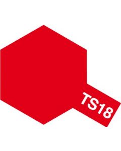Tamiya 85018 TS-18 Metallic Red - 100ml Spray Can