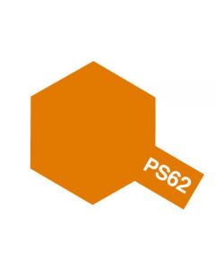 Tamiya 86062 PS-62 Pure Orange Polycarbonate Spray Paint 100ml