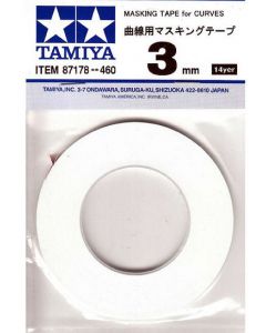 Tamiya 87178 Masking Tape for Curves 3mm 
