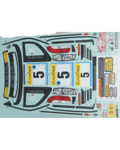 Tamiya 9495879 Subaru Impreza Monte-Carlo '99 Stickers for 58631 
