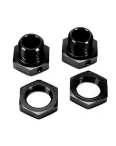 Team Magic 505138BK E6 - Wheel Adapter Set (Black) (2