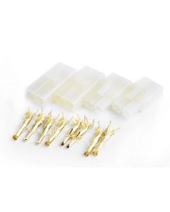 TornadoRC 1008G Tamiya connector set Gold plated terminals 2 pairs