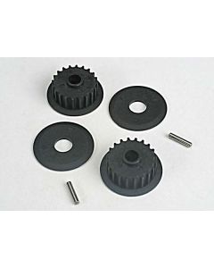 Traxxas 4895 Pulleys, 20-groove/flanges/axle pins (Nitro 4-Tec)