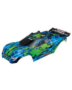 Traxxas 6717G Painted Body, Rustler® 4X4 VXL, green (painted, decals applied) 1/10