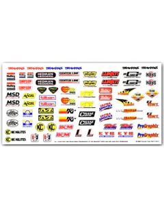 Traxxas 2514 Decal sheet, racing sponsors (for 1/16 E-Revo)