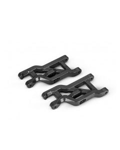 Traxxas 2531A Suspension arms, black, front, heavy duty (2)