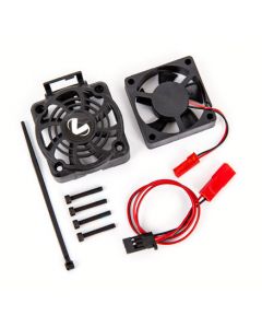 Traxxas 3476 Cooling fan kit (with shroud)/ 2.5x16mm CS (with threadlock) (4) 